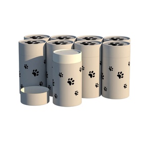 Biodegradable Digital <b>Printed</b> Cylindrical Animal Paw <b>Printed</b> Paper Tube <b>Packaging</b> Recyclable Recycled Materials for Cremation - Product Image 4