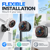 Caméra de sécurité extérieure Wistino 4G Mini Dash Cam avec vision nocturne couleur, détection de mouvement, enregistrement 24h/24, carte SD Cloud, étanche IP65