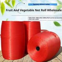 Sac en maille de nylon personnalisable en usine rouleau de filet d'emballage de fruits et légumes en plastique