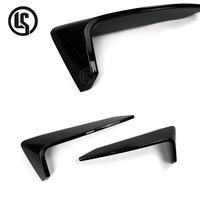 Accessoires automobiles LS pour Defender 90/110/130 L663 Modèles 2020-2025 – Kit carrosserie diffuseur avant en forme de lèvre, noir, facile à installer