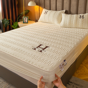 Funda de protección de colchón de pila de leche 10 adultos 60 funda de cama alfombrilla de cama personalizable <span class=keywords><strong>2022</strong></span> nueva Clase A Clip protector de colchón de algodón - Product Image 6