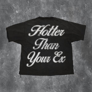 เสื้อยืดของผู้ชายผ้าฝ้าย100% โอเวอร์ไซส์พิมพ์ซับลิเมชันลำลองถักแบบออกแบบได้ตามต้องการ - Product Image 4