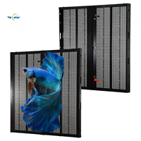 Écran LED transparent P3.91 3840Hz à taux de rafraîchissement élevé pour vitrine de luxe, scène de bâtiment et événements (Pantalla LED)