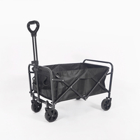Nouveau chariot pliant à charge élevée OEM/ODM avec poignée réglable chariot de poussette de grande capacité de camping en plein air