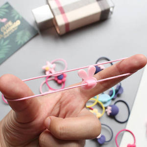 BELLE WORLD <span class=keywords><strong>Bulk</strong></span> versand bereit 20 Stück/40 Stück eine Tasche elastische Baby Haar gummis hochwertige bunte Haar gummibänder für Mädchen Kinder - Product Image 4