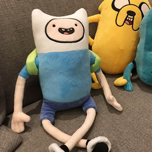 Marchandises Adventure Time, jouets en peluche <span class=keywords><strong>Finn</strong></span> & <span class=keywords><strong>Jake</strong></span>, figurines de console de jeu, 28 cm, polyester, cadeaux parfaits pour enfants - Product Image 3