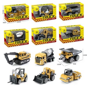 Mô hình xe tải hợp kim 1:64, đồ chơi trượt, xe kỹ thuật bằng kim loại dành cho trẻ em, mô phỏng giao thông đô thị, chất liệu nhựa kẽm - Product Image 2