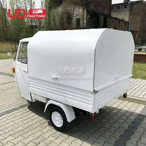 Triciclo de comida rápida personalizado blanco eléctrico Pizza Tuk 3 ruedas carrito de comida Hot Dog Ape Food Truck para EE. UU. - Product Image 3
