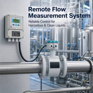 Débitmètre à sonde séparée CXLD DN10~DN80 avec revêtement PTFE, électrode 316L, RS485, précision 0,5 FS, pour applications industrielles, chimiques et aquatiques - Product Image 2