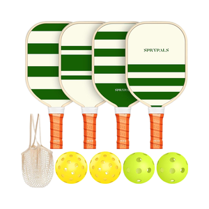 Juego de Palas de Pickleball Premium Aprobado por la USAPA, 4 Pelotas sin Bordes, Bolsa de Transporte, Regalo <span class=keywords><strong>para</strong></span> Mujeres, Hombres y <span class=keywords><strong>Jugadores</strong></span> Profesionales - Product Image 1