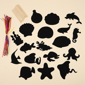 Wholesale Ocean Themed Scratch Paper for Handicraft Decoration Party Paper Crafts
