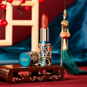 HIH Phoenix Yuyue maquillage sculpté <span class=keywords><strong>rouge</strong></span> à lèvres couleur soyeuse fleur rétro avec maquillage est <span class=keywords><strong>rouge</strong></span> à lèvres texture style national <span class=keywords><strong>rouge</strong></span> à lèvres - Product Image 3