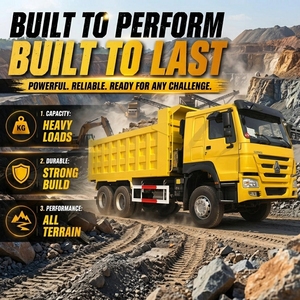 Howo Second -Hand Camion Used Heavy Duty Tipper Dumper <strong>Lorry</strong> Dump Vehicle Trucks Howo Price 6X4 Dump Truck <strong>for</strong> <strong>Sale</strong> - Product Image 1