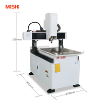 Petite fraiseuse CNC de gravure 600x900 de bureau CNC 3 axes 6090 en aluminium métal fer machine de fraisage CNC