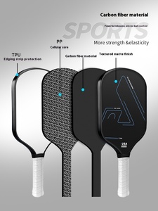 Nhà Máy Tại Chỗ Vải Matte Sợi Carbon Bền Pickleball Mái Chèo 16Mm Mở Rộng Đào Tạo Vợt - Product Image 6