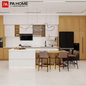 Mueble de Cocina en Forma de L de Diseño Contemporáneo y Ecológico de 72 Horas con Grifo y Encimera de Resina - Product Image 1