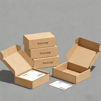 Boîte en carton ondulé personnalisée de qualité supérieure pour l'expédition en gros de t-shirts, emballage cadeau à assembler