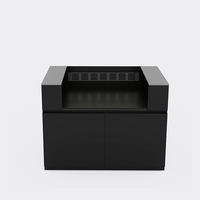 Set Dapur Luar Ruangan Modular Pod BBQ Aluminium untuk Taman & Patio