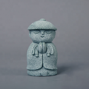 หินทรายสีเขียวสุดสร้างสรรค์รูปปั้นพระขนาดเล็กของตกแต่งสวนสไตล์เซนของตกแต่งตู้ปลา<span class=keywords><strong>บอน</strong></span><span class=keywords><strong>ไซ</strong></span>ประดับภูมิทัศน์ขนาดเล็กสำหรับใส่ชาสัตว์เลี้ยง - Product Image 6