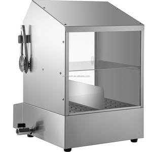 Отпариватель для хот-догов, двухъярусная Паровая хижина для 175 хот-догов и 40 булочек, электрическая грелка для булочек - Product Image 3