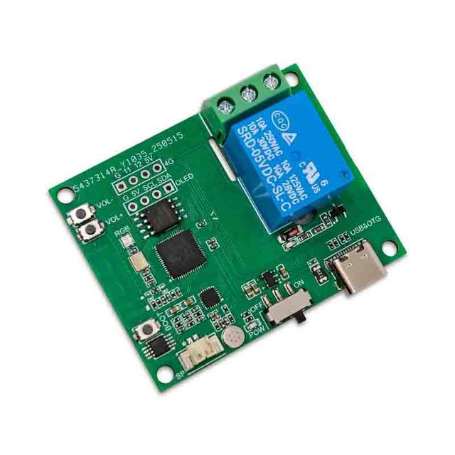 ESP32 1-channel Voice Control Relay Module Voice Recognition Voice Dialogue Chat