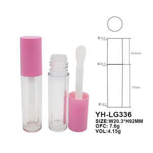 Tubes de brillant à lèvres roses ronds de 5,5 ml et 4,8 ml, tubes vides pour brillant à lèvres, tubes personnalisés pour brillant à lèvres avec applicateur épais - Product Image 4