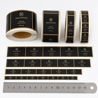Etiqueta Adhesiva de Vinilo Impermeable Personalizada con Impresión de Logotipo para Lápiz Labial, Brillo Labial, Botellas de Maquillaje y Cosméticos