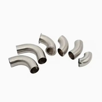 Coude en aluminium ASTM 7A04, DN150 SCH20, 60 degrés, raccord de tuyauterie avec surface peinte pour les pipelines industriels côtiers américains