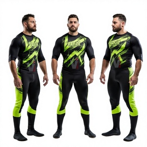 Singlet de Lucha Libre para Hombre, Ecológico, Ligero y de Alta Calidad, con Soporte Lumbar, Diseño de Entrepierna Abierta, Colores y Tallas Personalizables - Product Image 1