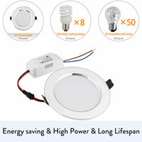 Plafonnier encastré LED dimmable 3W 5W 7W 9W 12W 18W