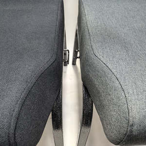 Chaise d'église empilable grise avec étagère de rangement chaise de conférence à cadre métallique pour banquet de salle de classe auditorium - Product Image 4