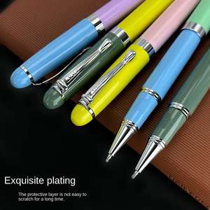 Bolígrafos Metálicos de Lujo con Logotipo Personalizado Multicolor, Bolígrafo de Metal con Clip, Regalo Empresarial, Bolígrafo de Tinta de Gel - Product Image 4