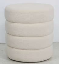 Modern Style Indoor Ottoman Seat <strong>Stool</strong> <strong>Storage</strong> 40*40*42CM Home Furniture Living Room Hotel Customizable Color Direct Jiangpai - Product Image 3