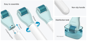 Derma Roller 10 en 1 para Uso Doméstico, Cuidado Facial, Venta de Fábrica - Product Image 4
