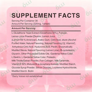 Olli Fabriek Prijs Glutathion Orale Oplossende Film Collageen Candy Film Supplement Huid Whitening Orale Mondfolie - Product Image 2