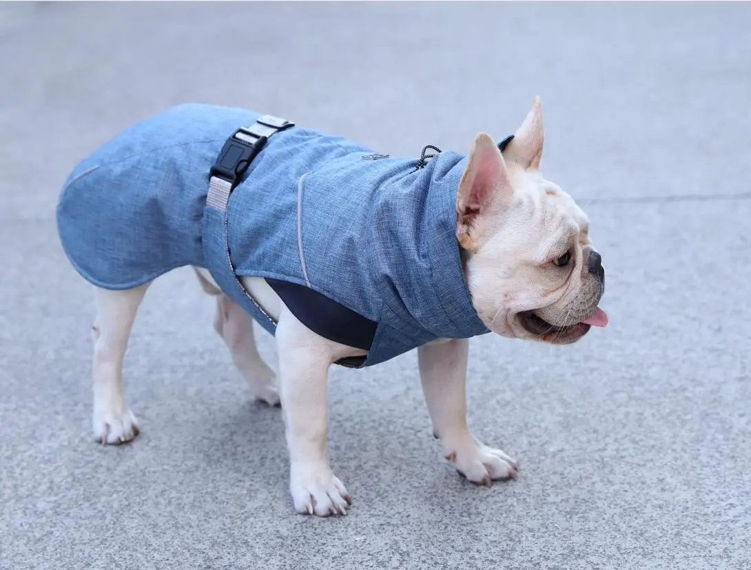 Зимняя одежда для домашних животных теплая теплоотражающая ткань дышащая снегостойкая водонепроницаемая ветрозащитная куртка для собак куртка