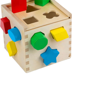 กล่องไม้สนสลักลายศิลปะพื้นบ้านแบบมอนเตสซอรี่สำหรับเด็ก ขายส่ง - Product Image 2