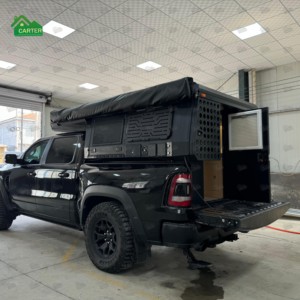 Camper per Pickup RAM Rebel 1200 1500 2500 3500, Camper Scorrevole, Camper <span class=keywords><strong>a</strong></span> Soffietto, Scocca Camper per Pickup 5.5 6.5 con <span class=keywords><strong>A</strong></span>/C <span class=keywords><strong>a</strong></span> Soffietto - Product Image 3