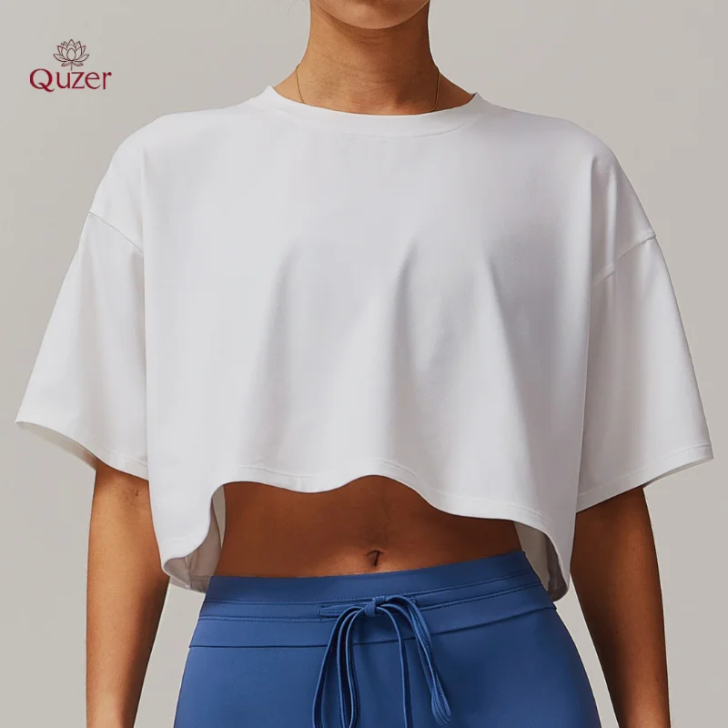 Hot Sale Custom Short Sleeve Shirt Women's Blouses Oversized T-shirt Women's Sportswear Apparel Stock