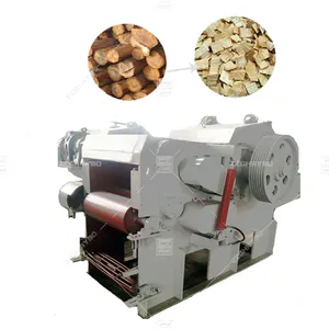 large capacity China drum wood chipper home used automatic feeding diesel wood chipper tree branch crusher