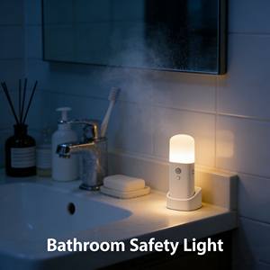 6 Inch LED Motion Sensor Night <b>Light</b> USB Rechargeable Dimmable Portable Lamp 1200Mah Battery for Bedroom Living Room Hallway - Product Image 5