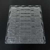 Batterie blister pack blister usine d'emballage recyclable esd antistatique en plastique pcb plateau