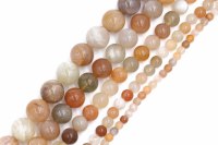 Perles en vrac en gros, perles en pierre naturelle de 8 mm, perles de pierre de lune colorées pour la fabrication de bijoux