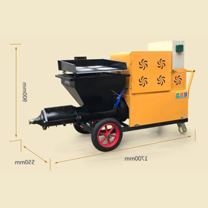 石膏リアルストーンペイントパテレンダリング用の小型多機能自動壁粉体塗装機セメントモルタル噴霧 - Product Image 2