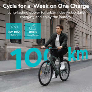 Vélo électrique urbain Engwe Mapfour N1 Air, ultra-léger, 250 W, autonomie de 100 km, 36 V 10 Ah, pneus à rayons 700*38C - Product Image 3