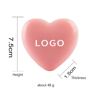 Paleta única de rubor rosa y rojo con forma de corazón dulce para regalo de San Valentín logotipo privado personalizado - Product Image 6