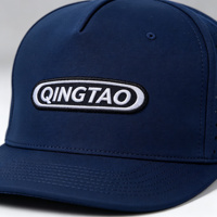 Casquette de golf sportive de haute qualité avec logo personnalisé, trous respirants, tissu sergé, légère, réglable avec fermeture auto-agrippante