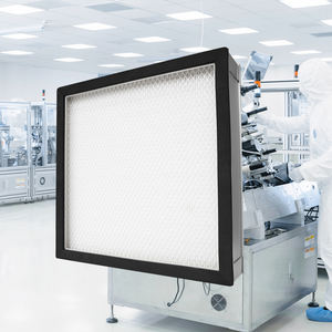 ผู้ผลิตแผ่นกรอง HEPA แบบจีบขนาดเล็กสำหรับโรงงานอุตสาหกรรม รับผลิตตามความต้องการ <span class=keywords><strong>ราคา</strong></span>ถูก อุปกรณ์ห้องปฏิบัติการ HVAC แผ่นกรอง H12 H13 - Product Image 4