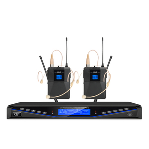 Đúng Diverstity Uhf Micro Không Dây Karaoke Microphone Chất Lượng Tốt Đen Ca Hát M30 Chuyên Nghiệp Micro Không Dây Tie - Product Image 2