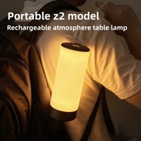 Lampe de table LED ABS à commande tactile avec batterie rechargeable, design nordique Boyid, pour chambre à coucher, salle à manger, bureau, veilleuse